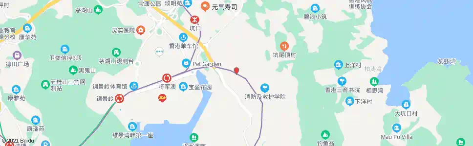 香港百勝角_巴士站地圖_香港巴士_妙搜巴士搜尋2025