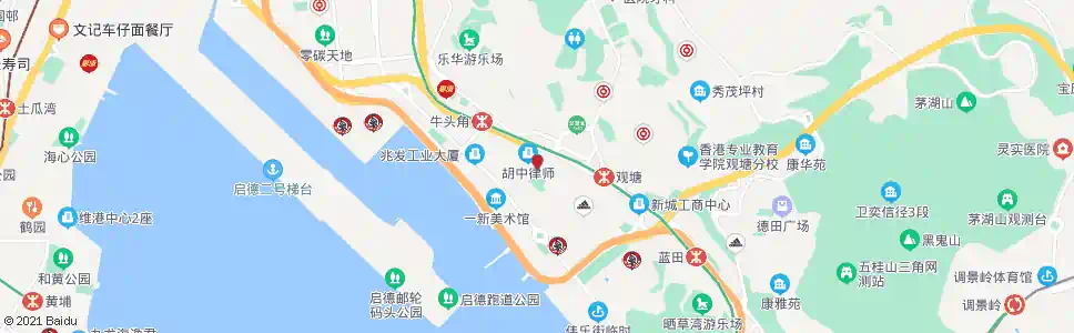 香港觀塘巧明街_巴士站地圖_香港巴士_妙搜巴士搜尋2025