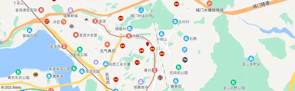 香港葵湧街坊會_巴士站地圖_香港巴士_妙搜巴士搜尋2025