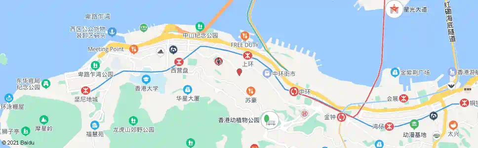 香港荷李活華庭_巴士站地圖_香港巴士_妙搜巴士搜尋2025