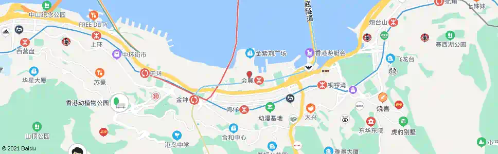 香港萬麗海景酒店_巴士站地圖_香港巴士_妙搜巴士搜尋2025