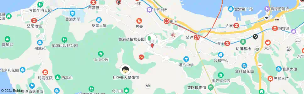 香港女青年會_巴士站地圖_香港巴士_妙搜巴士搜尋2025
