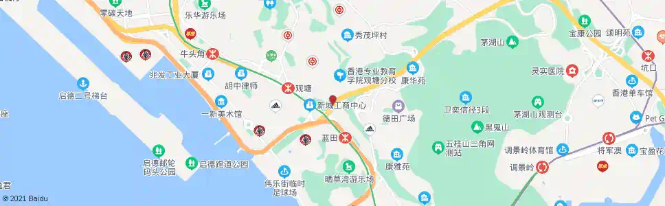 香港觀塘警署對面_巴士站地圖_香港巴士_妙搜巴士搜尋2025