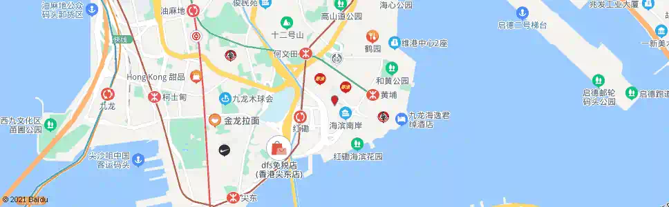 香港紅荔道_巴士站地圖_香港巴士_妙搜巴士搜尋2025