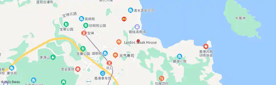 香港銀線灣_巴士站地圖_香港巴士_妙搜巴士搜尋2025
