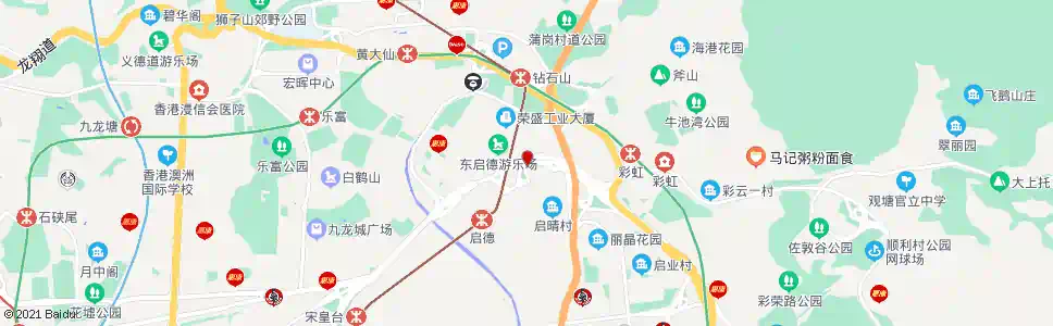 香港採頤花園(彩虹交匯處)_巴士站地圖_香港巴士_妙搜巴士搜尋2025