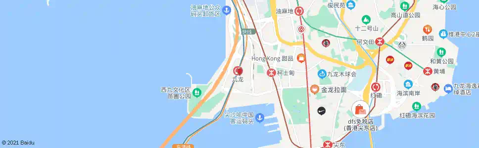 香港九龍機鐵站_巴士站地圖_香港巴士_妙搜巴士搜尋2025