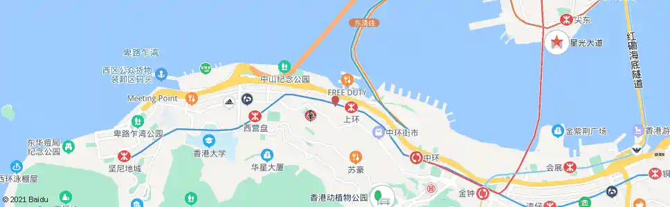 香港上環街市總站_巴士站地圖_香港巴士_妙搜巴士搜尋2025