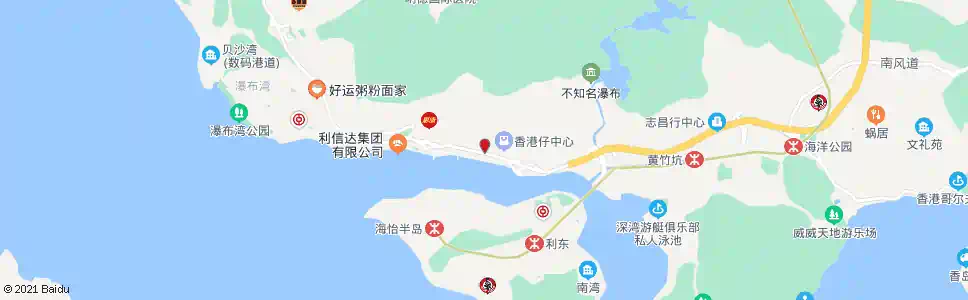 香港香港仔中心_巴士站地圖_香港巴士_妙搜巴士搜尋2025