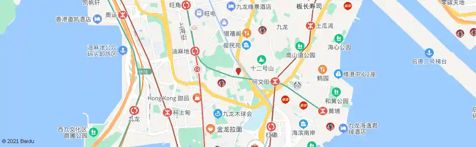 香港君頤峰(衛理道)_巴士站地圖_香港巴士_妙搜巴士搜尋2025