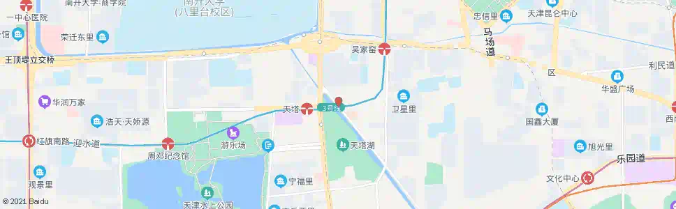天津平泉道_公交站地图_天津公交_妙搜公交查询2025