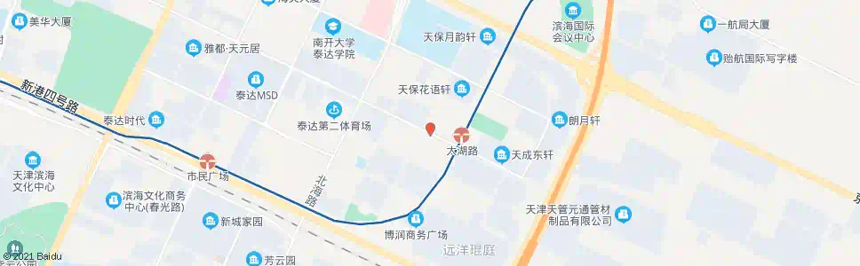 天津博瑞家园_公交站地图_天津公交_妙搜公交查询2025