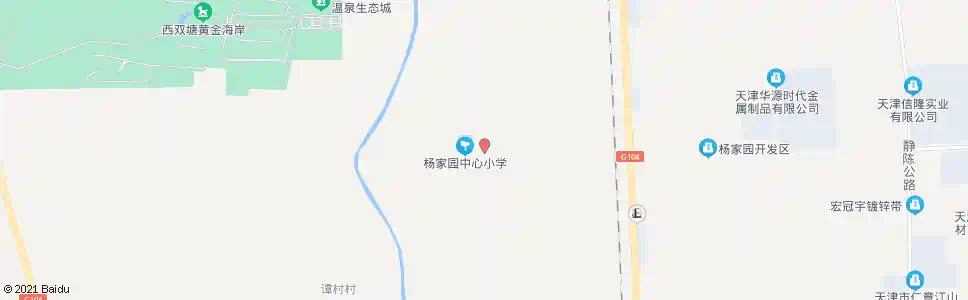 天津杨家园学校_公交站地图_天津公交_妙搜公交查询2025