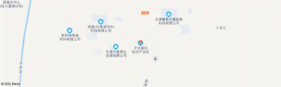 天津子牙产业区_公交站地图_天津公交_妙搜公交查询2025