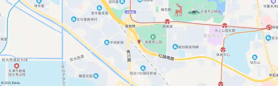 天津华苑新城_公交站地图_天津公交_妙搜公交查询2025