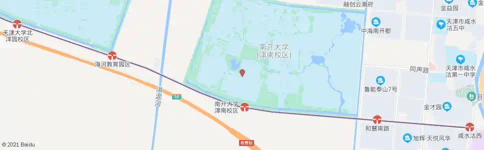 天津南开大学第二食堂_公交站地图_天津公交_妙搜公交查询2025