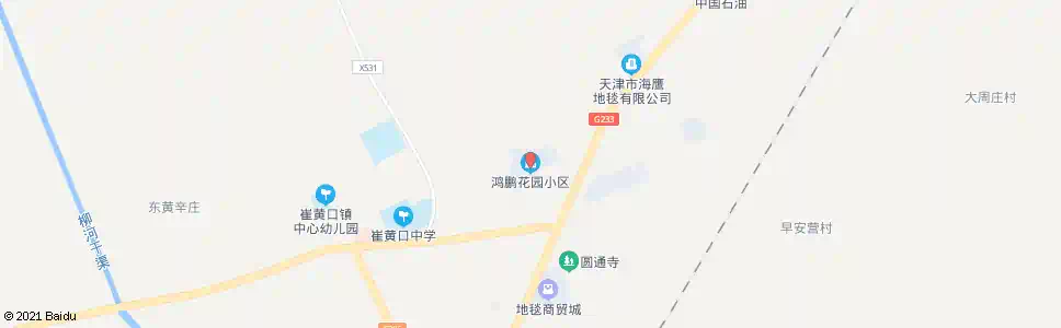 天津鸿鹏花园_公交站地图_天津公交_妙搜公交查询2025