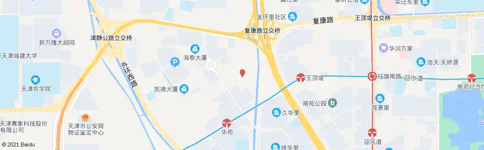 天津火炬创业园_公交站地图_天津公交_妙搜公交查询2025