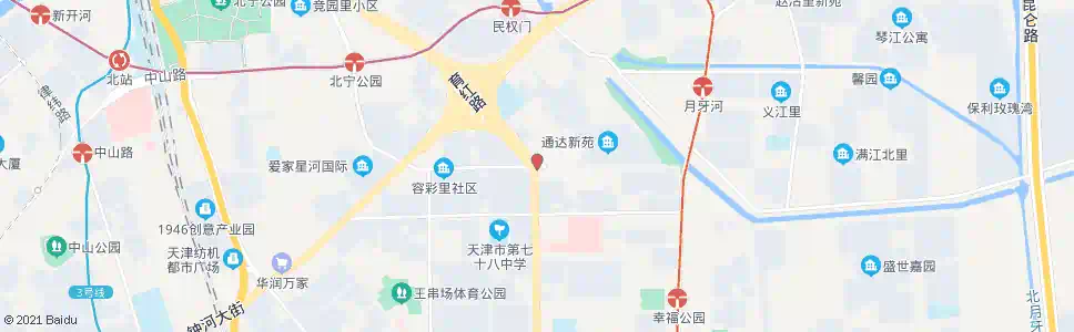 天津革新道_公交站地图_天津公交_妙搜公交查询2025