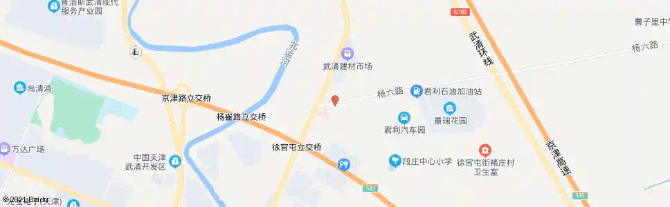 天津杨崔路口_公交站地图_天津公交_妙搜公交查询2025