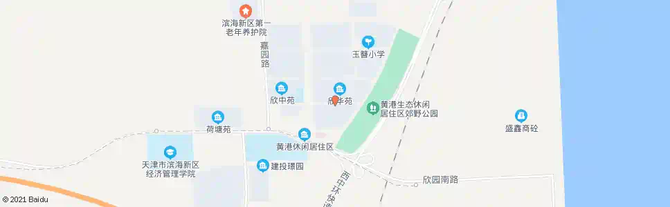 天津欣华苑_公交站地图_天津公交_妙搜公交查询2025