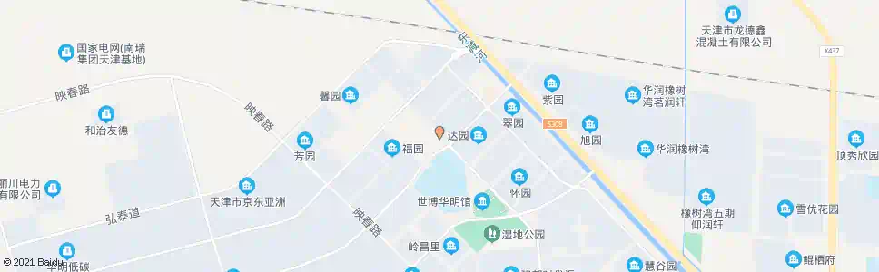 天津翔园_公交站地图_天津公交_妙搜公交查询2025