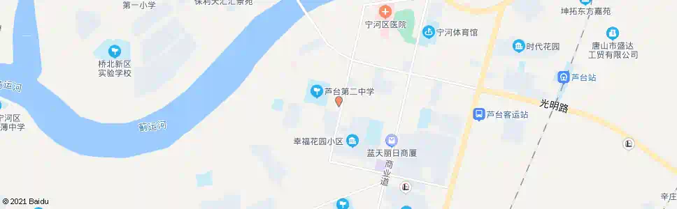 天津宁河中医院_公交站地图_天津公交_妙搜公交查询2025