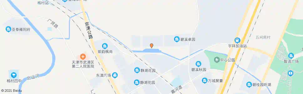 天津碧溪雅园_公交站地图_天津公交_妙搜公交查询2025
