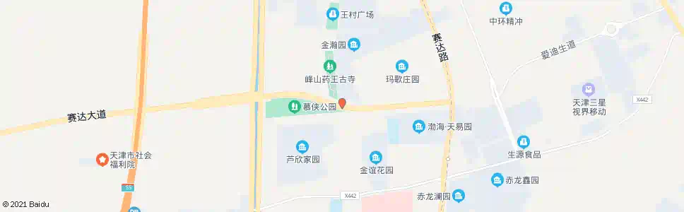 天津峰山药王庙_公交站地图_天津公交_妙搜公交查询2025