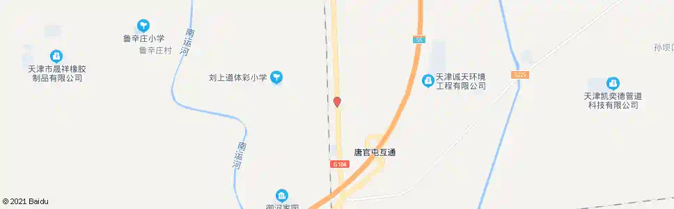 天津刘上道_公交站地图_天津公交_妙搜公交查询2025