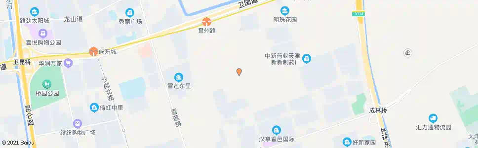 天津第三石油化工厂_公交站地图_天津公交_妙搜公交查询2025