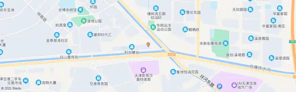 天津华明街道办事处_公交站地图_天津公交_妙搜公交查询2025