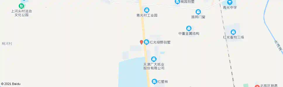 天津红光农场_公交站地图_天津公交_妙搜公交查询2025