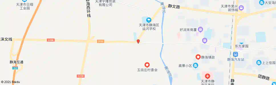 天津静海体校_公交站地图_天津公交_妙搜公交查询2025