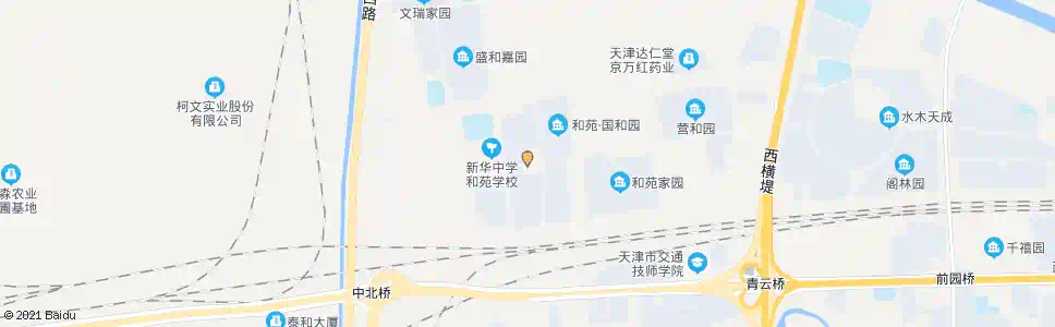 天津康和园_公交站地图_天津公交_妙搜公交查询2025