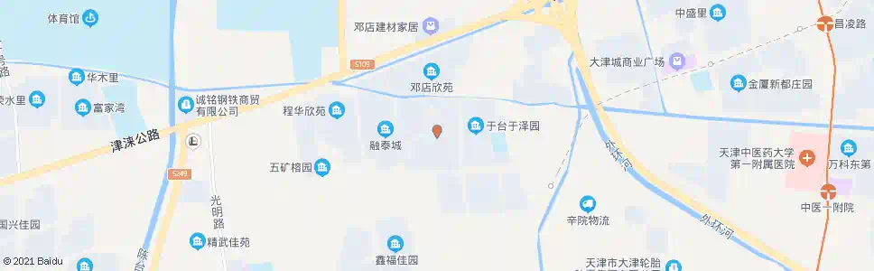 天津御溪园_公交站地图_天津公交_妙搜公交查询2025
