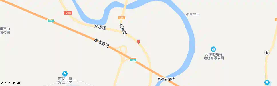 天津聂官屯_公交站地图_天津公交_妙搜公交查询2025