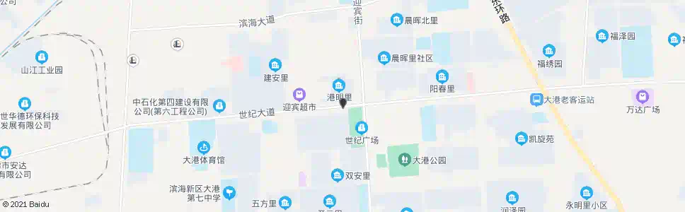 天津大港世纪广场_公交站地图_天津公交_妙搜公交查询2025