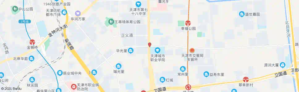天津真理道_公交站地图_天津公交_妙搜公交查询2025