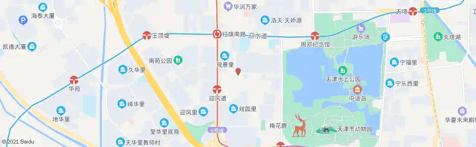 天津育梁道_公交站地图_天津公交_妙搜公交查询2025