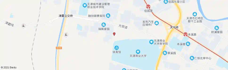 天津程盛路_公交站地图_天津公交_妙搜公交查询2025