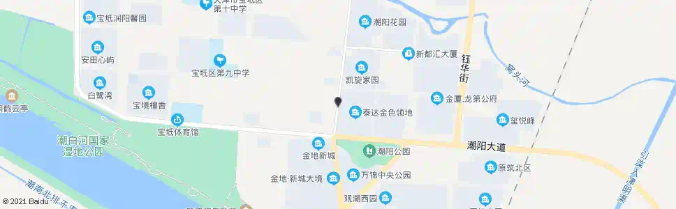 天津金色领地_公交站地图_天津公交_妙搜公交查询2025