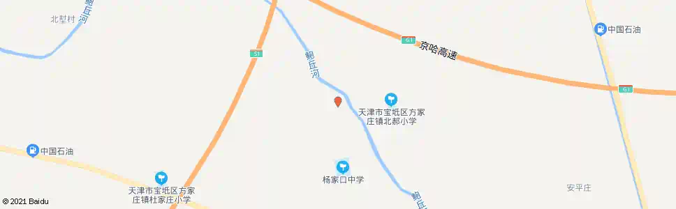 天津杨家口村_公交站地图_天津公交_妙搜公交查询2025