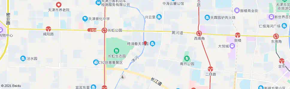 天津天香水畔_公交站地图_天津公交_妙搜公交查询2025