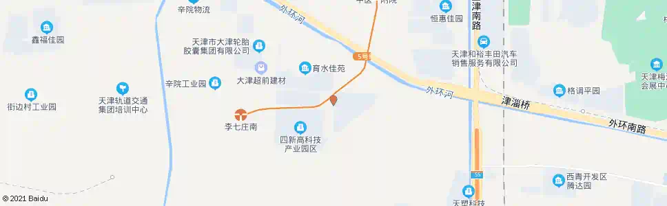 天津王姑娘庄_公交站地图_天津公交_妙搜公交查询2025