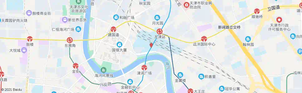 天津公路口_公交站地图_天津公交_妙搜公交查询2025