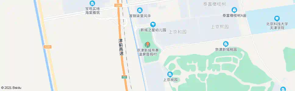 天津帝景度假村_公交站地图_天津公交_妙搜公交查询2025
