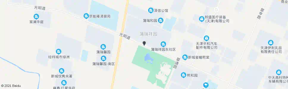 天津蒲瑞祥园中区_公交站地图_天津公交_妙搜公交查询2025