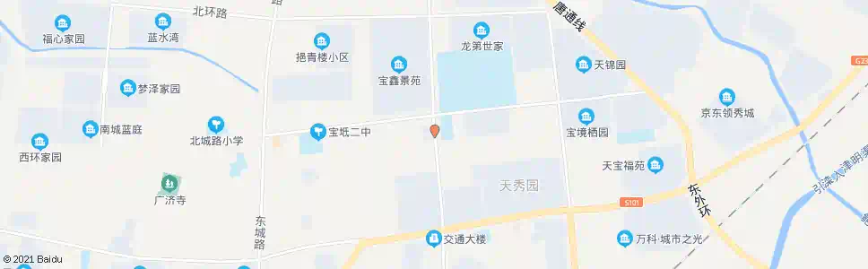 天津海滨宿舍_公交站地图_天津公交_妙搜公交查询2025