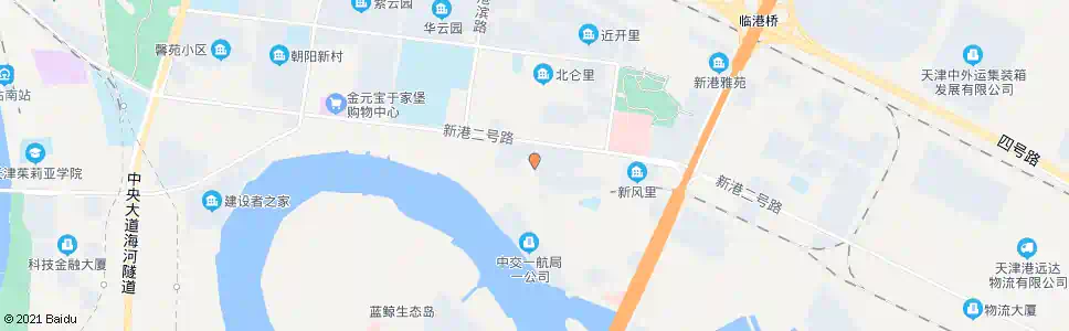 天津新尚里_公交站地图_天津公交_妙搜公交查询2025